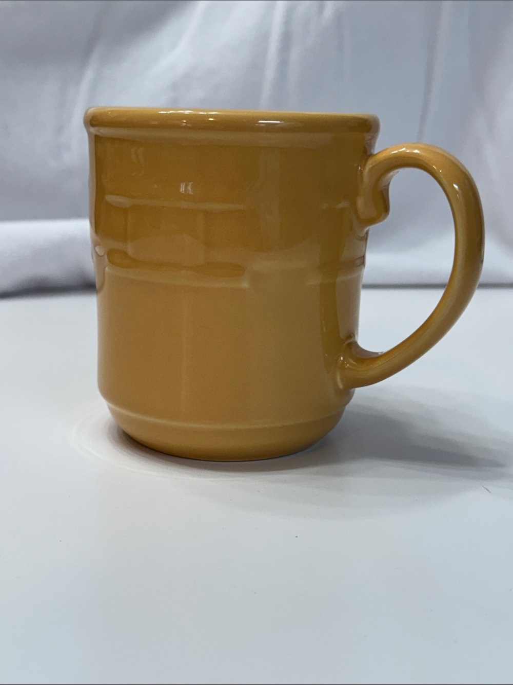 Longaberger Golden Mustard Ceramic Mug